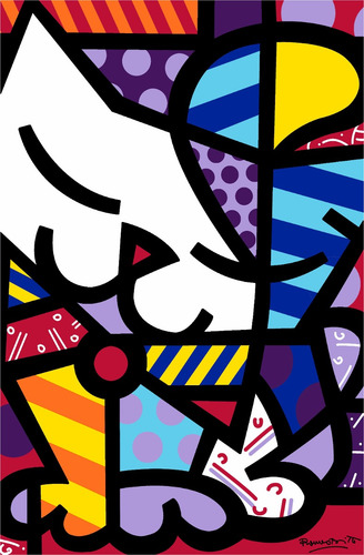 Britto Lienzo Lienzografia 60x90 Impresión Reproducción