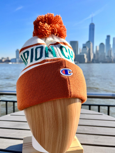 Champion Gorro Beanie Cuff Pom, Block Champion Au7m Bco Nja