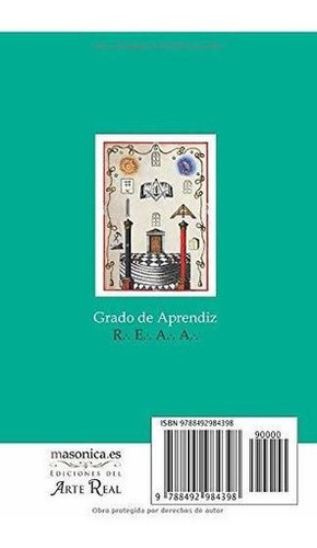 Cuaderno De Instruccion Masonica I Grado De Aprendi, De Aa.,. Editorial Masonica.es En Español