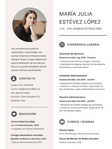 Imagen 5 de 5 de Diseño De Currículum Vitae