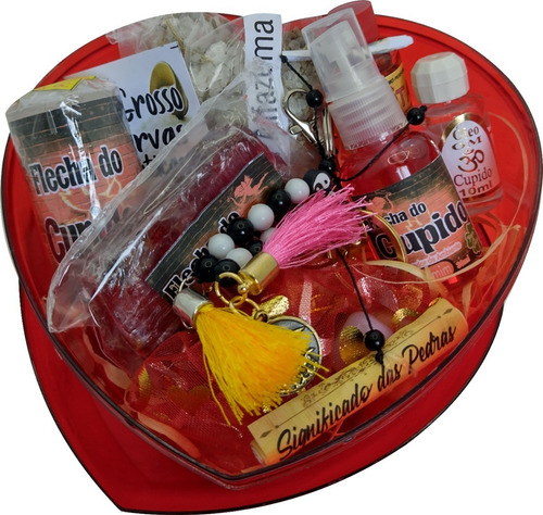 Box Coração Limpeza Espiritual P/ Ativar Amor Flecha Cupido
