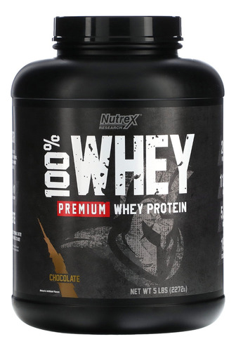 Proteina Nutrex Warrior Premium 100% Whey 5 Lbs 64 Serv Sabor Chocolate