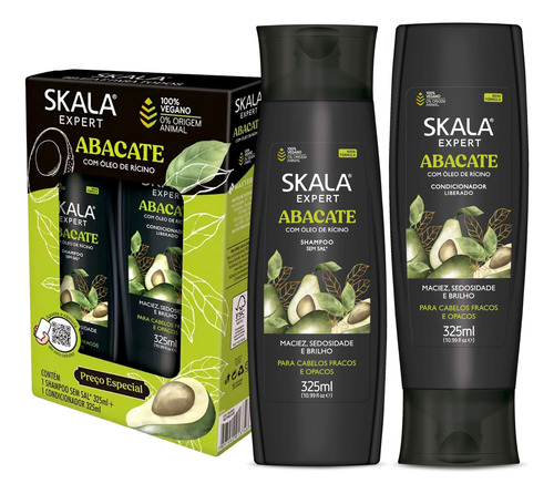 Shampoo + Acond Skala Expert Cabello Sin Brillo