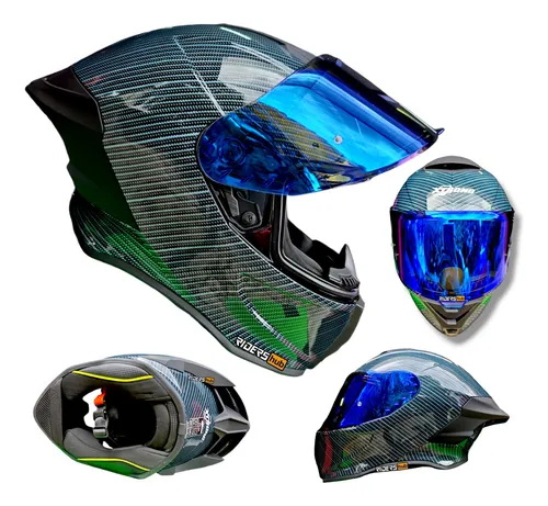 Casco moto carbono hotsell