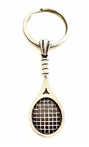 Llavero Raqueta Tenis De Plata. Chico. Sg- Joyería