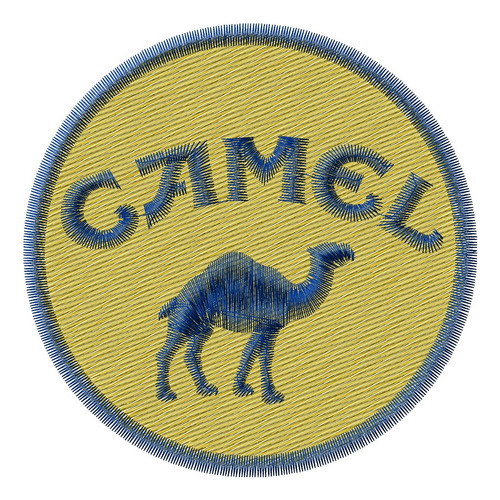 Patch Bordado - Camel - Marca De Cigarros - F1 (7x7cm)