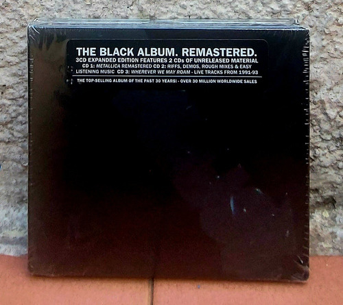 Metallica - Black Álbum Remastered 3cd (2021).