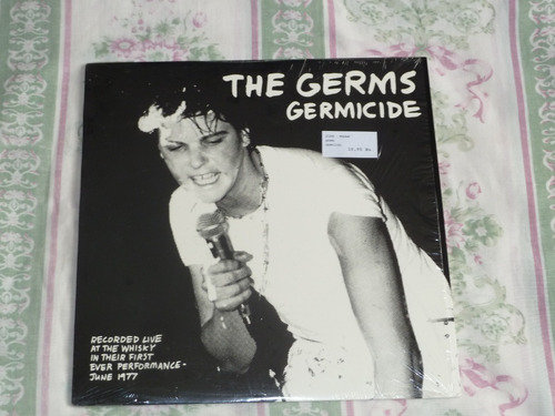 The Germs Germicide En Vivo Vinil No Cd Importado Sólo Ccs.