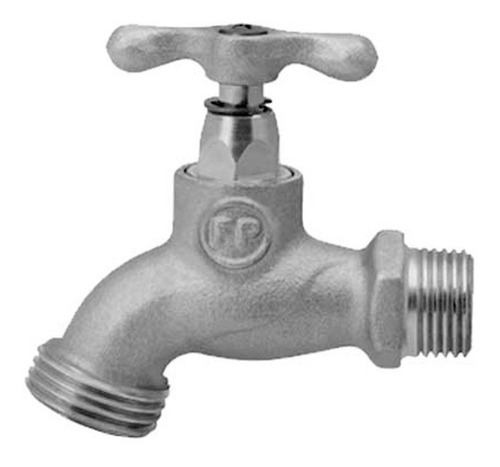Llave De Chorro O Manguera Satinada 1/2 Fundicion Pacifico