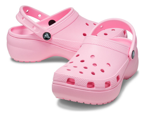 Zueco Crocs Mujer Classic Ptfm Clog Rosado