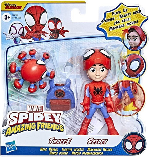 Pack 2 Figuras Spidey And Amazing Friends - Spidey Y Trace-e