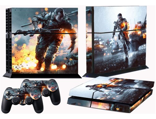 Carcasa Ps4 Cubierta De Vinilo De Campo 4 Carcasa Bf4 Para C