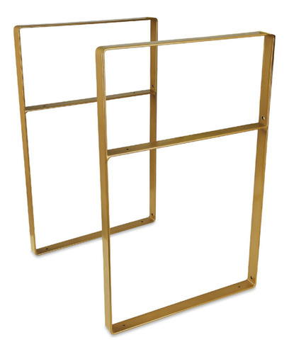 Suporte Design Industrial Prateleira Vita 30cm 2 Un. Dourado