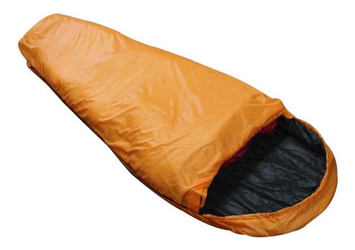 Saco De Dormir Micron Ntk Preto E Laranja