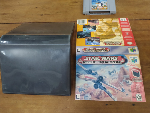 Star Wars Rogue Squadron N64 C/ Caixa Locadora Original (Usado)