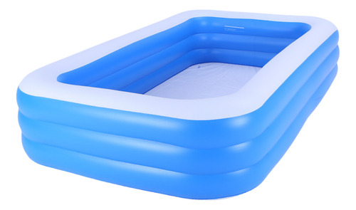 Alberca Infantil Inflable Rectangular 150cm X 110cm X 60cm