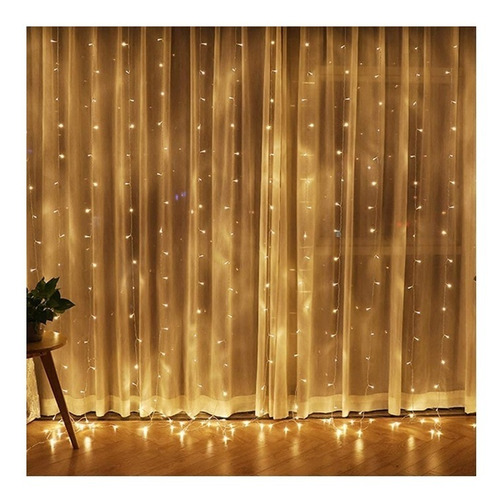 Luces Decorativas Led Cascada Cortina 3mts X 3mts 300 Led