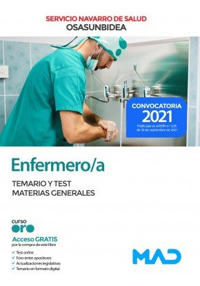 Libro Enfermero/a Del Servicio Navarro De Salud-osasunbid...