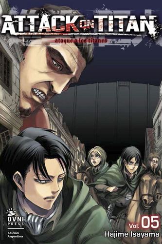 Manga, Kodansha, Attack On Titan Vol. 5. Ovni Press