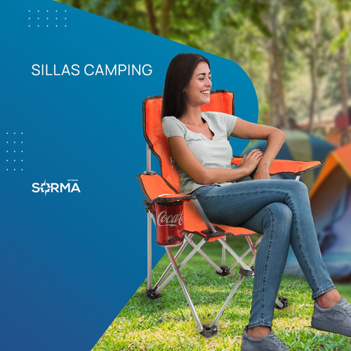 Imagen 3 de 10 de Silla Playa Camping Director Plegable Boca River Oficial