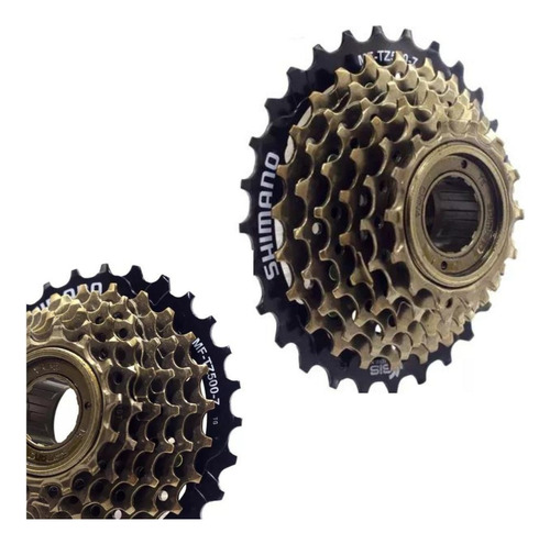 Piñon De Bicicleta Mtb Shimano Tz500 A Rosca 7v 14-28t