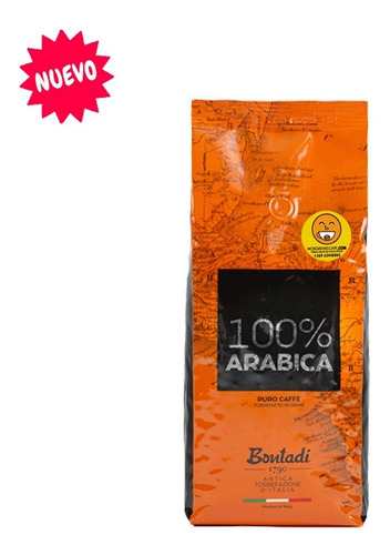 Café Italiano Bontadi 100% Arabica Premium 1kg Grano Entero