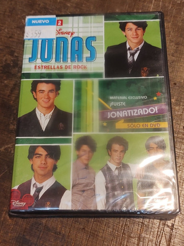 Jonas Brothers Disney Estrellas Del Rock Dvd Nuevo Sellado