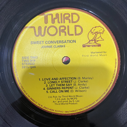 Lp Reggae- Johnie Clarke ( Sweet Co Nversation, Importado ) (Usado)
