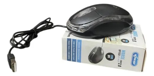 Mini Mouse Optico Com Fio Usb Knup Kp-m611