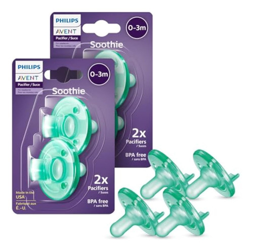 Ortodoncia Philips Avent Soothie Para Bebés De 0 A 3 Meses