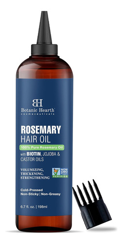 Botanic Hearth Aceite De Romero Para Crecimiento De Cabello