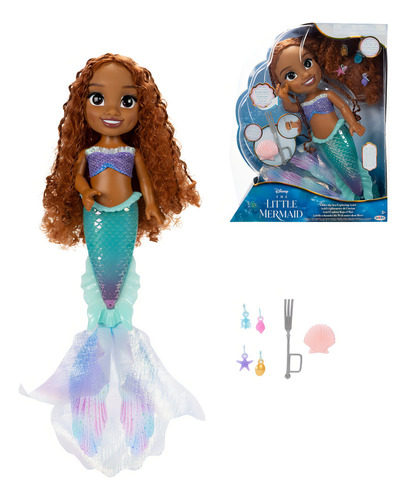 La Sirenita Muñeca Feature Large Doll. Ariel Bajo El Mar