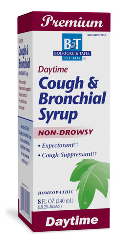 Boericke & Tafel Cough And Bronchial Syrup, Daytime, 8 Ounce