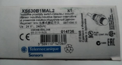 Sensor Inductivo De Proximidad Schneider Xs630b1mal2