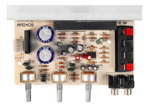 Placa Amplificadora Dx-0408 Stk 50wx2 Amplificador De Doble