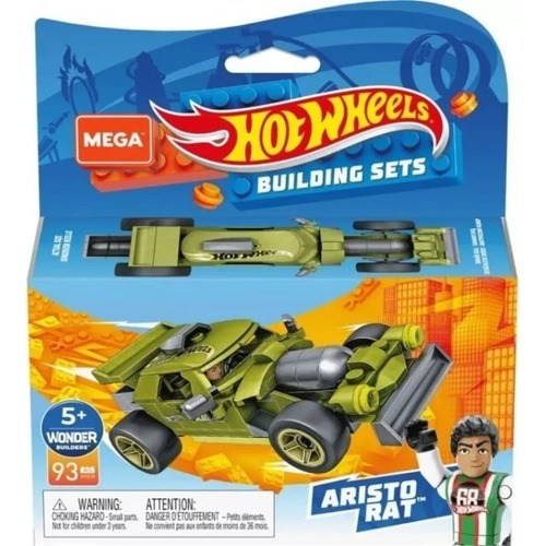 Hot Wheels Bloques Construccion, Mega Construx Aristo Rat.