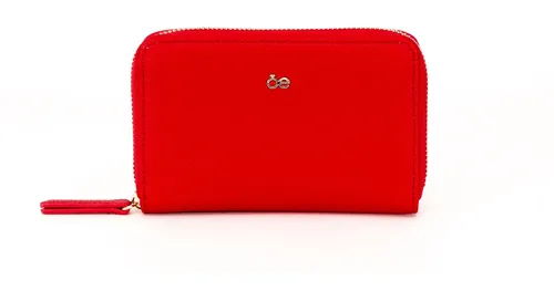 Cartera Minimalista Med Para Mujer Cloe Con Cierre Sencillo