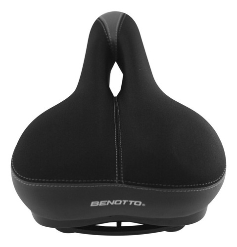 Asiento Bicicleta Montaña Negro Con Broche At-6006 Benotto