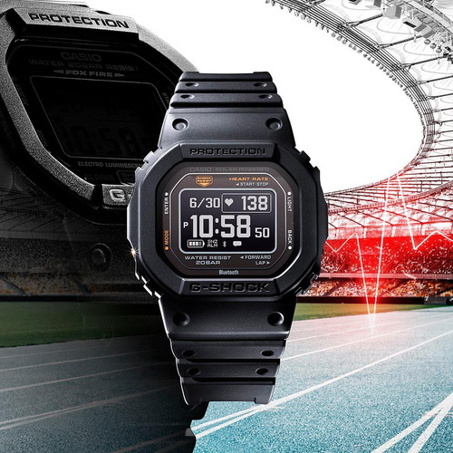 Reloj de pulsera con monitor cardíaco G-shock DW-H5600-1dr