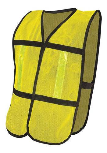 Chaleco Malla Reflejante Industrial Amarillo Sr-1010amcrl