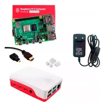 Comprar Kit Raspberry Pi4 Pi 4 4gb, Case, Fonte Cu002F Botão Onu002Foff Nfe