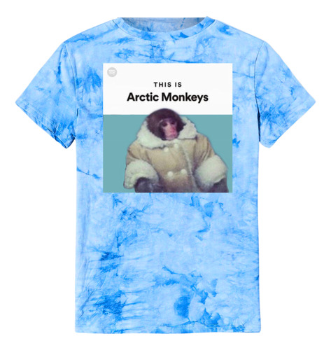 Camiseta Meme Arctic Monkeys Aesthetic Tie Dye Playera