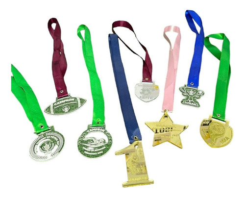 10 Medallas Acrílico Personalizadas