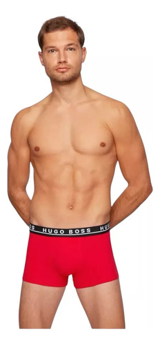 Boxers Trunk Hugo Boss Algodón Stretch 3 Pack - Original