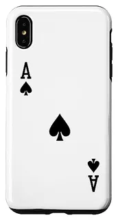 Funda Para iPhone XS Max Ace Of Spades Plastico-02