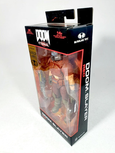Doom Slayer Classic Red Mcfarlane Gold Label Redcobra Toys (Usado)