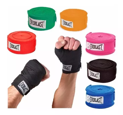 Kit 6 Pares Vendas Everlast De Boxeo 120 Mma Artes Marciales