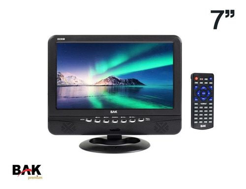 Tv Portátil Bak Isdbt Lcd Digital 7
