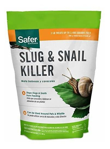 Repelente De Plagas - Safer Brand Sb125 Slug & Snail Killer 