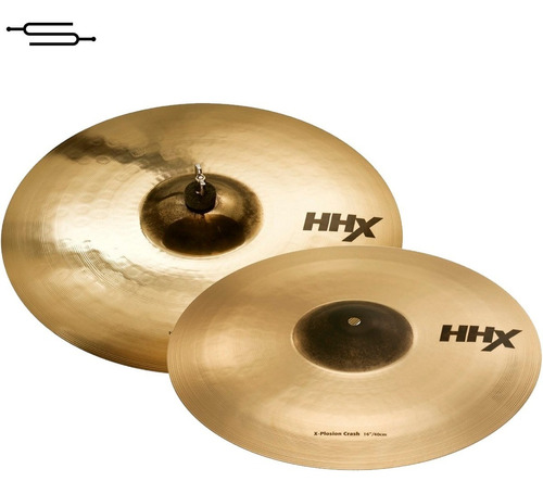 Set Platillos Crash Sabian Hhx Xplosion 16 Y 18 Con Funda